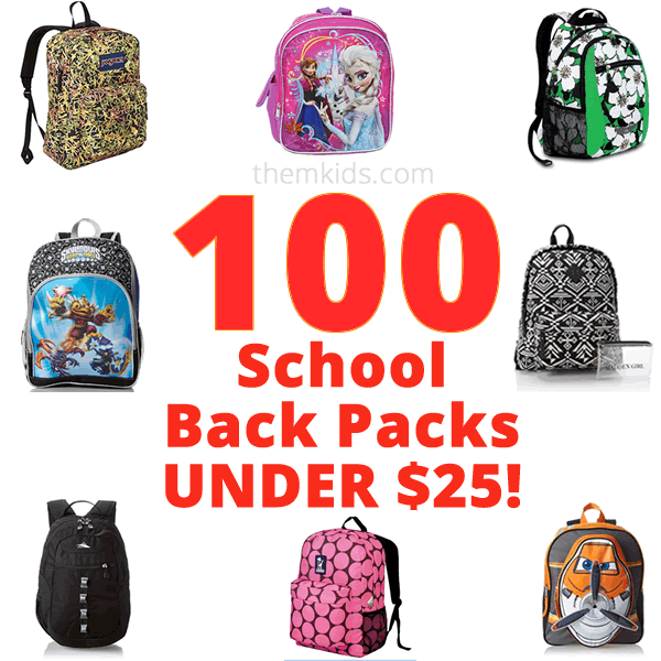 backpack search, check out this list of 100 school backpacks UNDER $25 ...